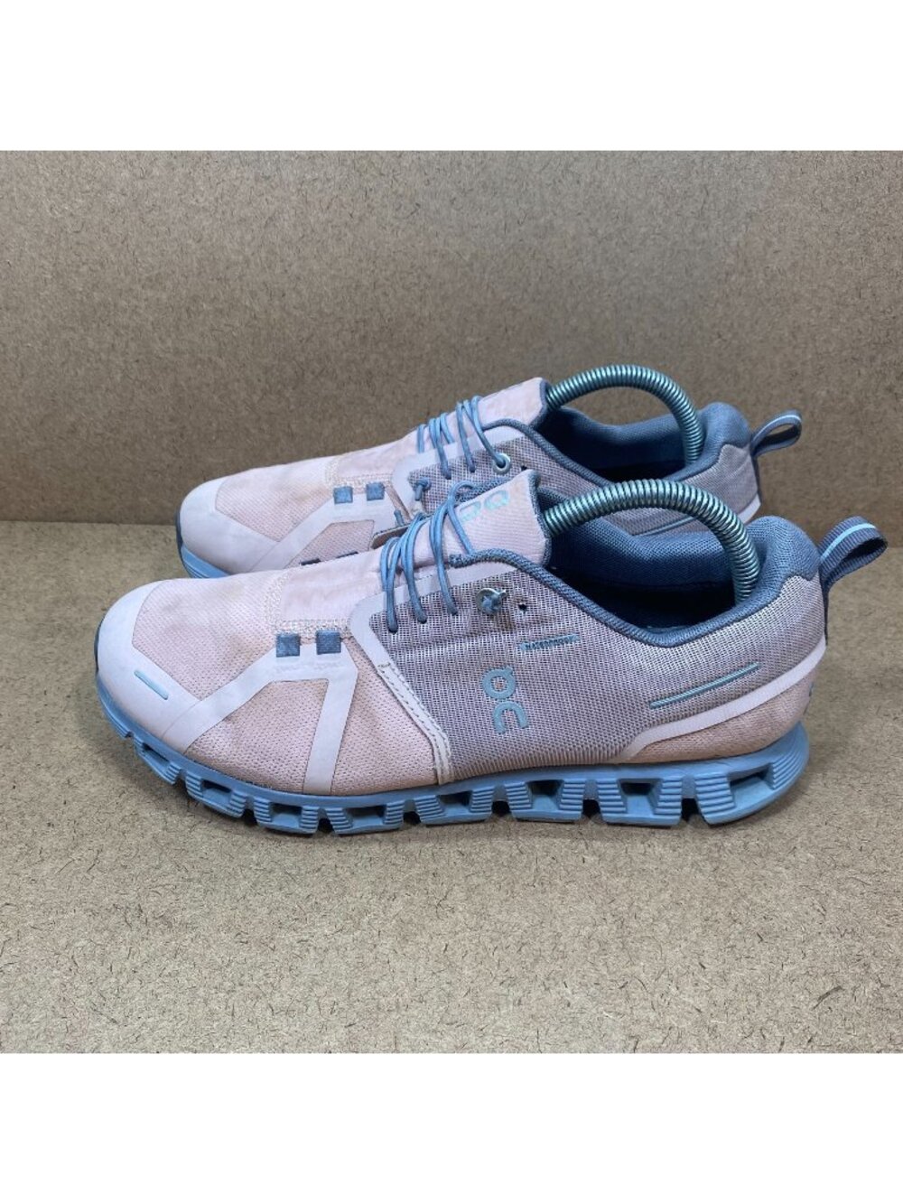 On Running Women's Pink and Light Blue Cloudswift Athletic Shoes